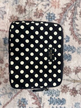 kate spade Black and White Polka Dot Tablet Sleeve